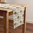 Search for paw print table runners Cat
