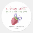 Search for strawberry watercolor stickers Red