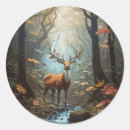 Search for wildlife illustration stickers Forest