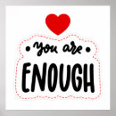 Search for you are enough posters Mindset