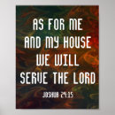 Search for as for me and my house we will serve the lord posters Faith