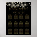 Search for black gold wedding seating charts Modern