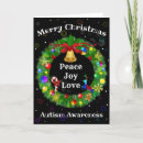 Search for puzzle christmas cards Autism awareness