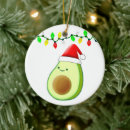 Search for avocado christmas tree decorations Kawaii