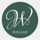 Search for emerald monogram stickers Modern