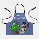 Search for kids snowman aprons Blue