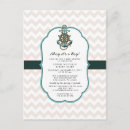 Search for anchor vertical postcards Nautical baby shower