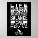 Search for life balance posters Bicycle