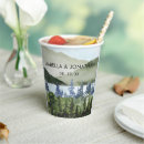 Search for wedding paper cups Rustic