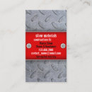 Search for garage business cards Metal