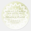 Search for mandala wedding stickers Thank you