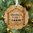 Search for cottage christmas tree decorations Log cabin