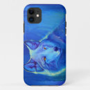Search for wolves iphone cases Blue
