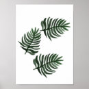 Search for tropical leaves posters Watercolor