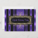 Search for fancy 50th birthday invitations Purple