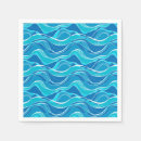 Search for wave pattern napkins Water