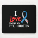 Search for type design mouse mats Type one diabetes awareness
