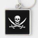 Search for jolly roger square key rings Pirate