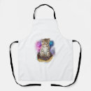 Search for book shirt aprons Cat with book