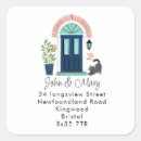 Search for door stickers Change of address