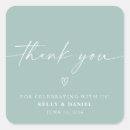 Search for square thank you wedding stickers Minimalist