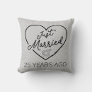 Search for 25th silver wedding anniversary cushions Couple