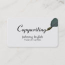 Search for freelance copywriter business cards Elegant