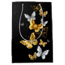 Search for white and gold gift bags Black