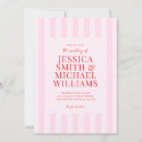 Search for red stripes invitations Elegant
