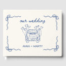 Search for navy blue wedding guest books Unique