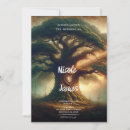 Search for oak tree wedding invitations Country