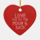 Search for moon christmas tree decorations Love you