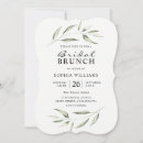Search for leaf bridal shower invitations Greenery