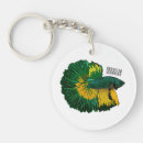 Search for pet fish key rings Siamese fighting fish