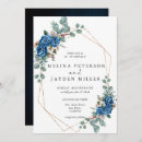 Search for dusty blue and blush wedding invitations Geometric