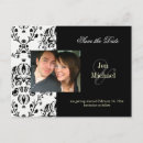 Search for white damask save postcards Black