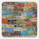Search for vintage plate stickers License