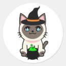 Search for witchs cat stickers Kitten