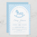 Search for rocking horse baby boy shower invitations Classic