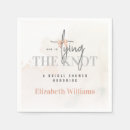 Search for tying the knot napkins Typography