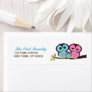 Search for owl wedding return address labels Cute
