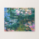 Search for claude monet water lilies puzzles French