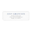 Search for high school graduation return address labels Minimalist