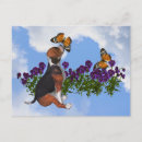 Search for butterfly dog postcards Cute