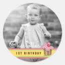 Search for 1st birthday cupcake stickers Sweet