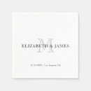 Search for vintage wedding napkins Typography