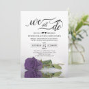Search for amethyst invitations Anniversary