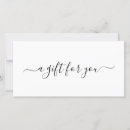 Search for business gift certificates Minimalist