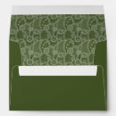 Search for pre addressed wedding envelopes Green