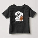 Search for football toddler tshirts 2nd birthday